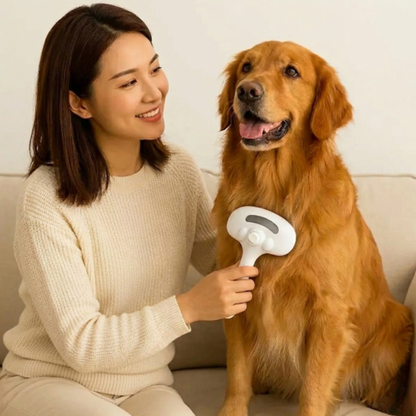 Brosse à vapeur pour Chien & Chat