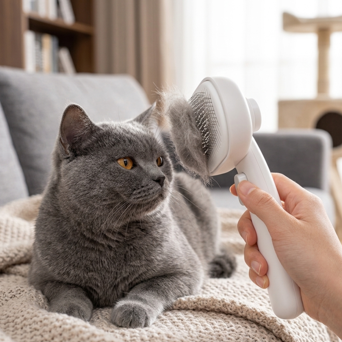 Brosse à vapeur pour Chien & Chat