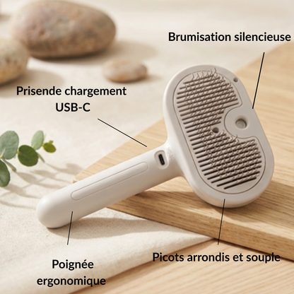 Brosse à vapeur pour Chien & Chat